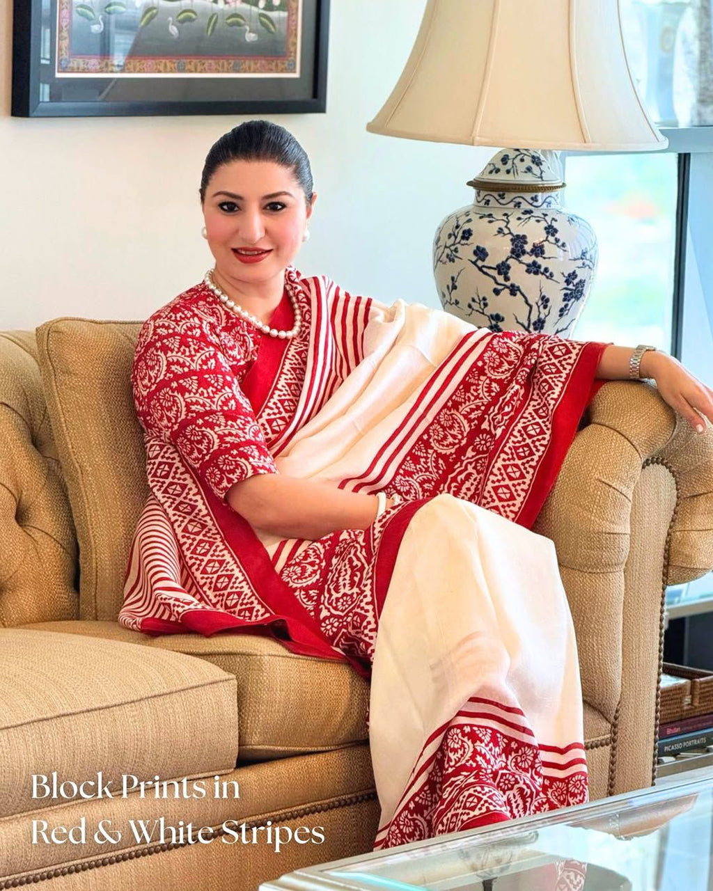Soft Satin Red Silk Saree