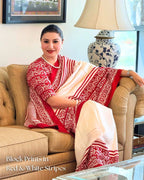 Soft Satin Red Silk Saree