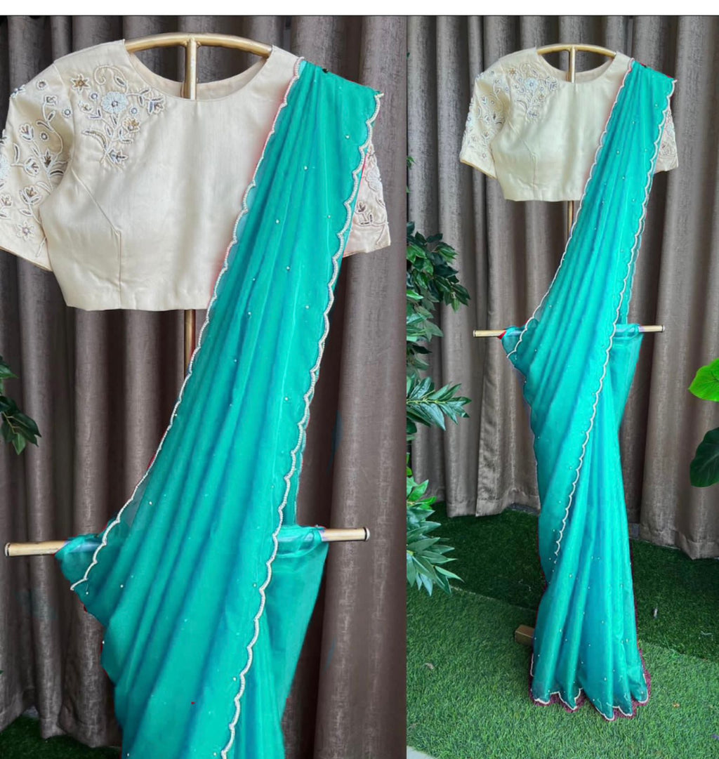 SOFT ORGANZA TEBBY SAREE