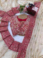 Bollywood Glass Organza Saree