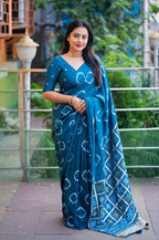 BANDHANI VISCOSE SAREE