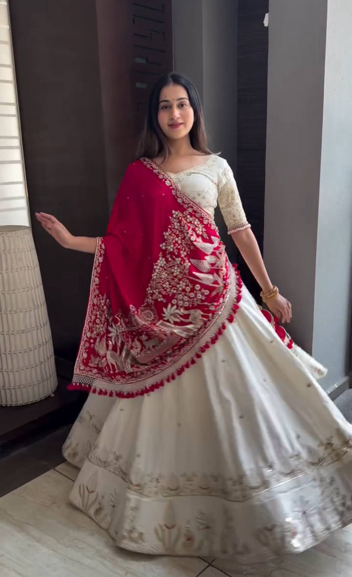Vichitra Silk Festival Lehenga Choli