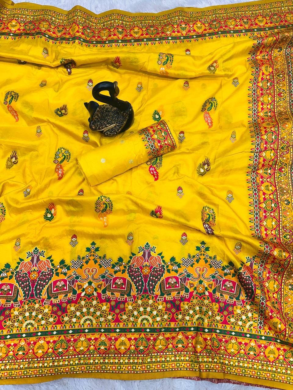 Pashmina Silk Weaving Saree😍❤️