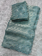 Fendy Satin Checks Saree
