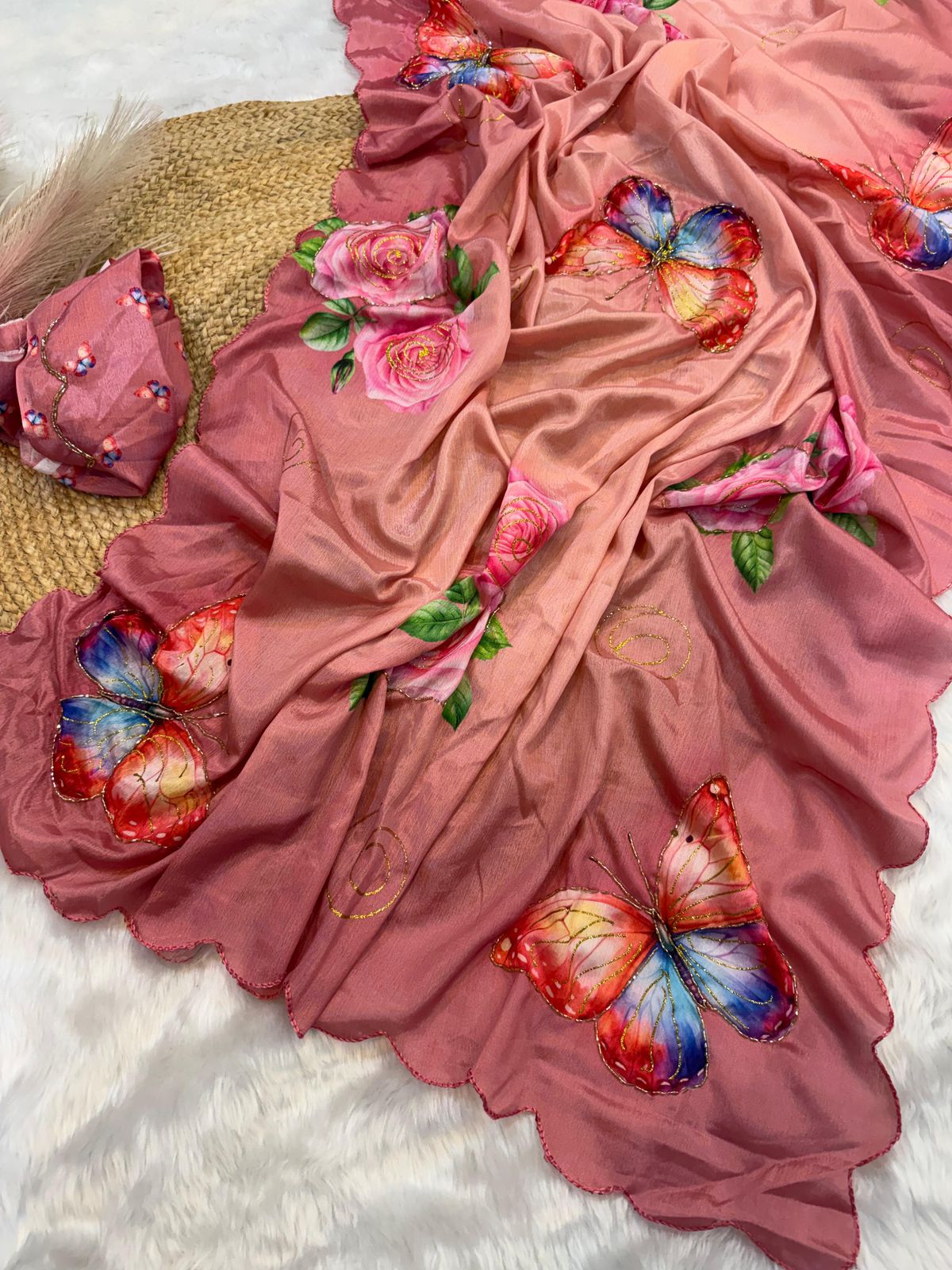 Pure Malai Silk Saree