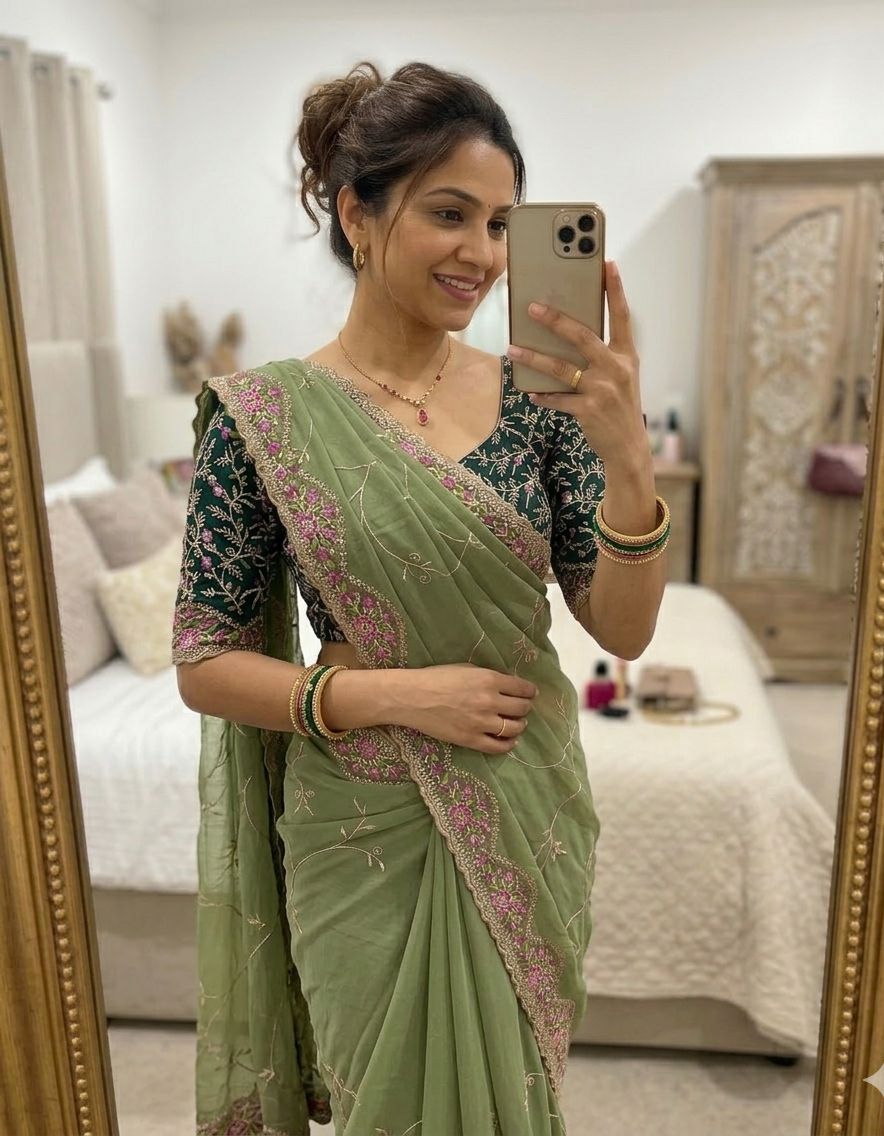 Star Georgette Saree