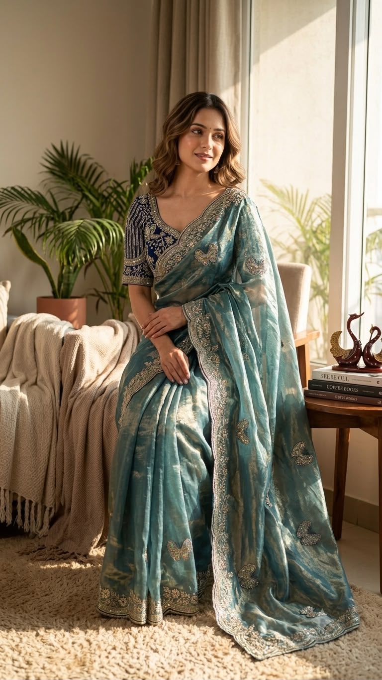 Skft Frendy Satin Saree