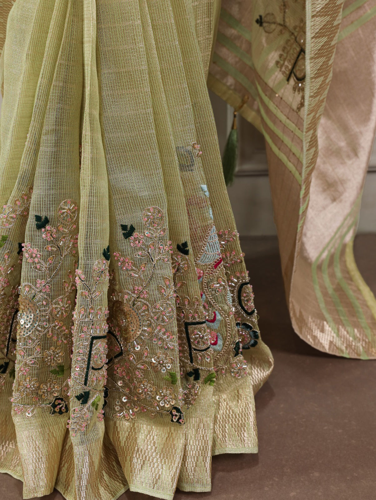 Zari Kota Tissue Saree