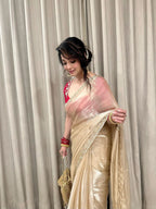 Soft Jimmi choo saree