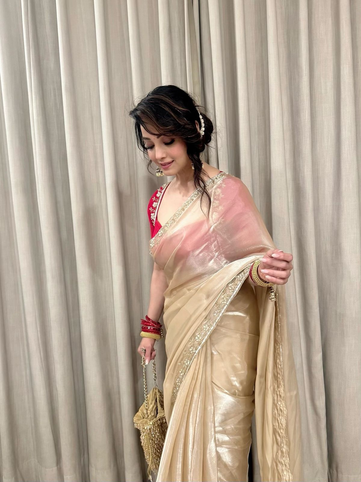 Soft Jimmi choo saree
