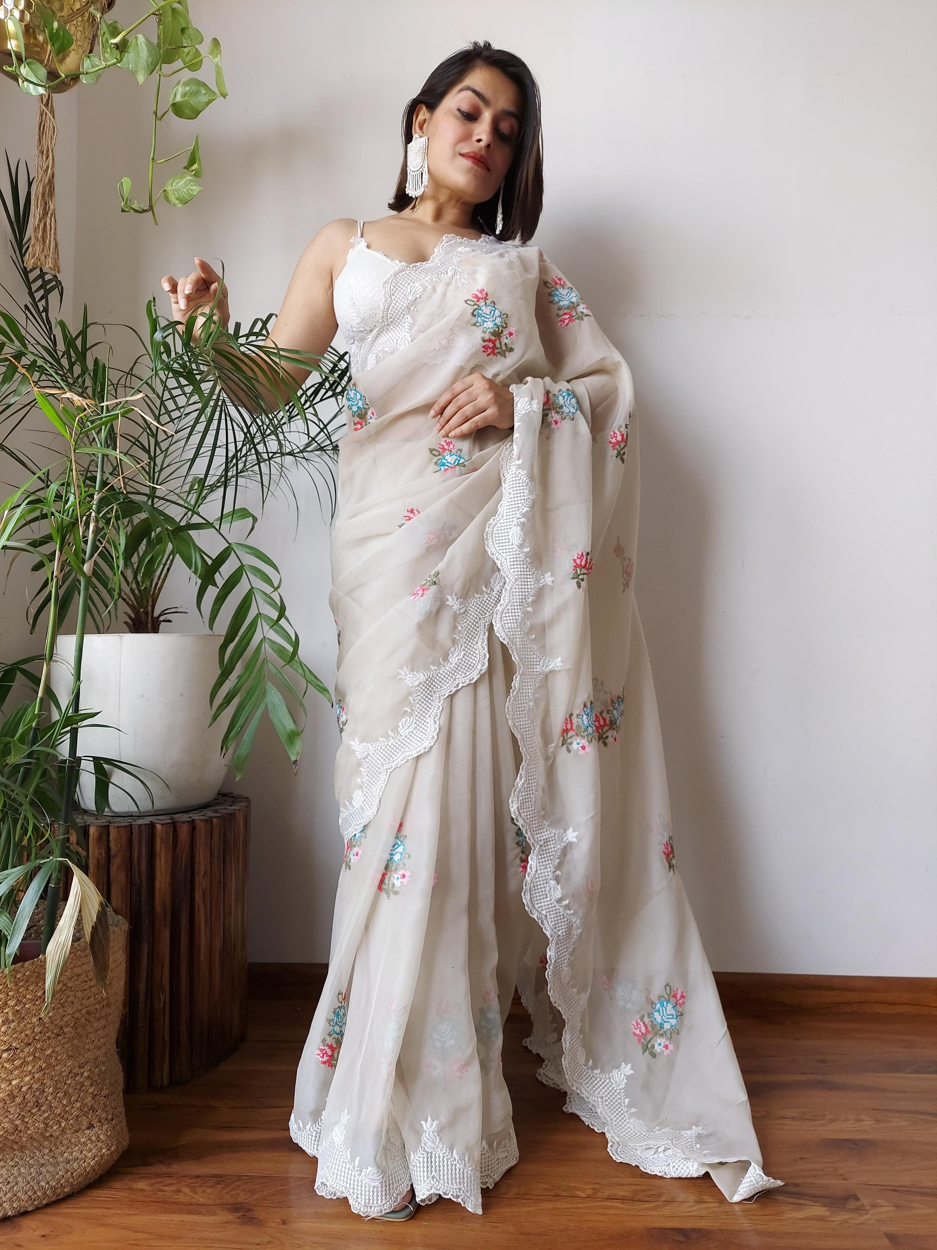 EMBORIDARY WORK SAREE