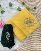 Pure soft nd elegant Shimmer silk saree