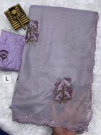 Tulsi Jute Organza Saree