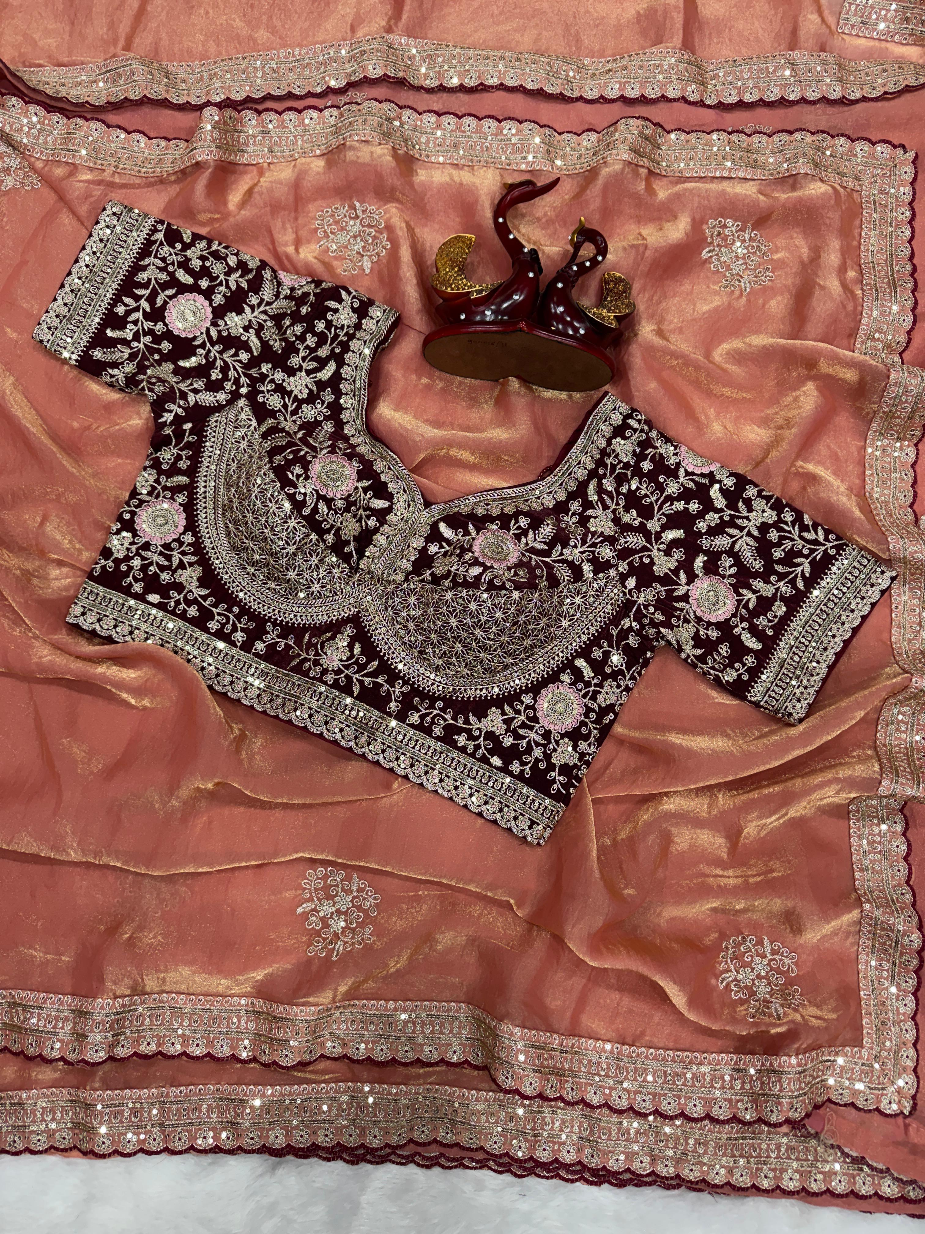 Soft Fendy Silk Fabric Saree