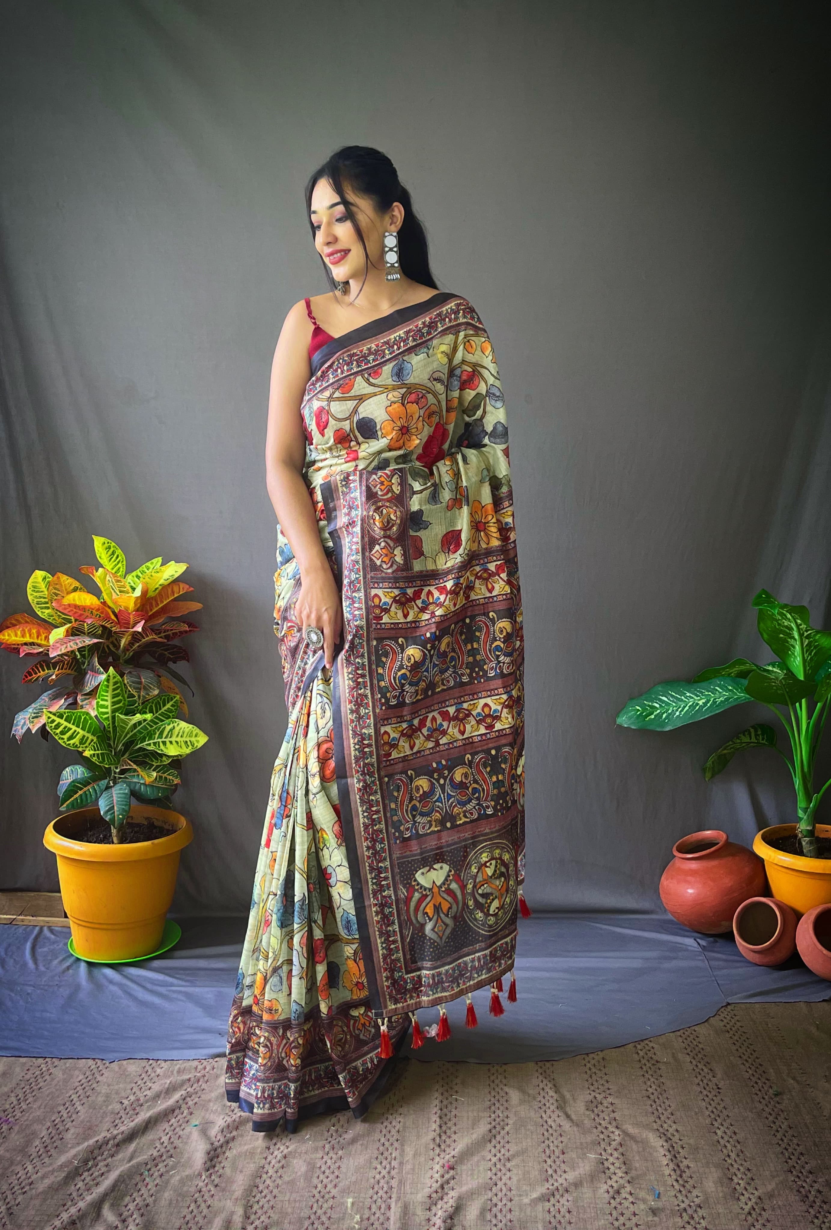 COTTON KALAMKARI SAREE