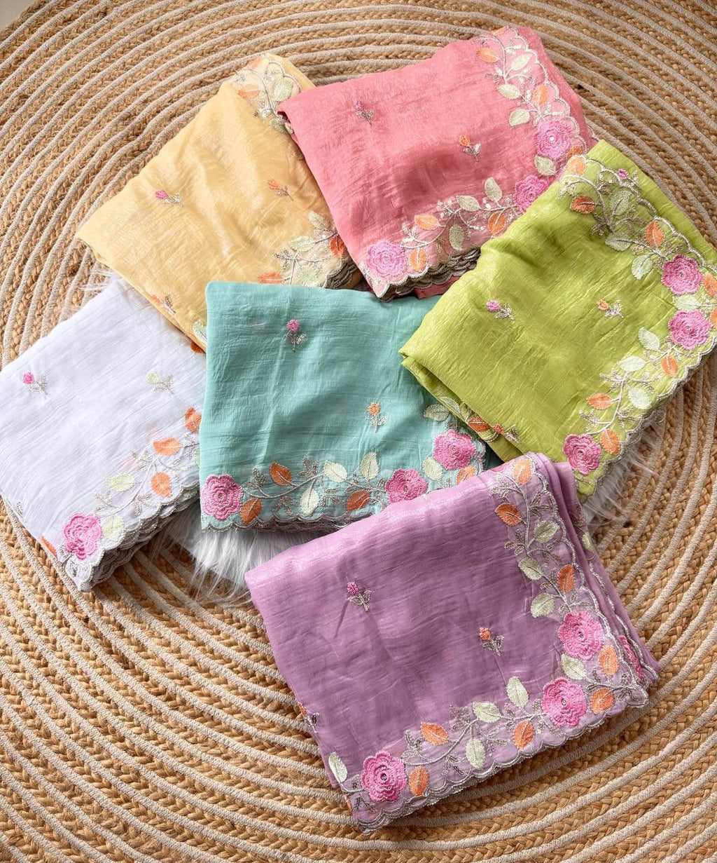 Cruncy Chiffon Sarees