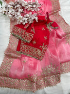 Very soft & elegant rich look fendy sartin fabric
