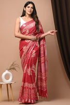DIGITAL PRINT LINEN SAREE