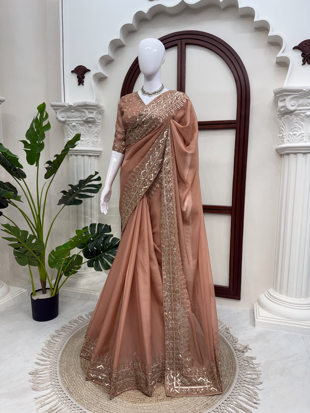 Wedding special Tibby Silk Designer Saree