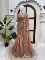 Wedding special Tibby Silk Designer Saree