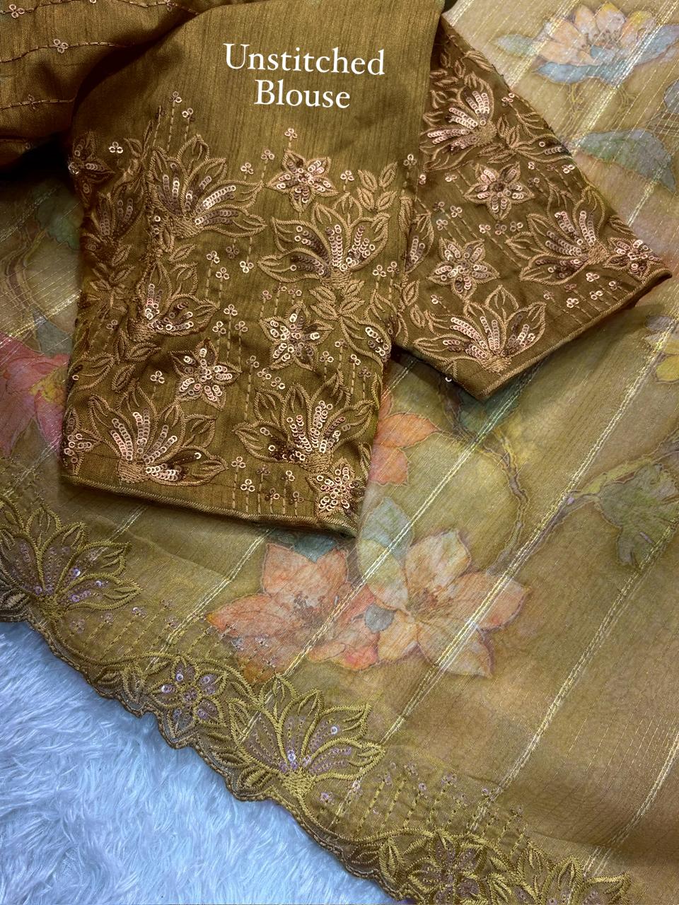 Kashish Glass Organza Saree