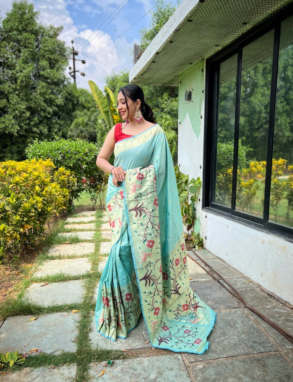 PURE PAITHANI SILK SAREE