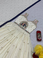 Embroidery Thread & Sequence Work Festival Gown