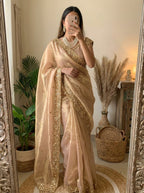 Very soft elegant nd rich look fendy sartin saree