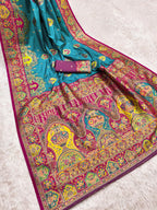 Stunning Pashmina Paithani Silk Saree