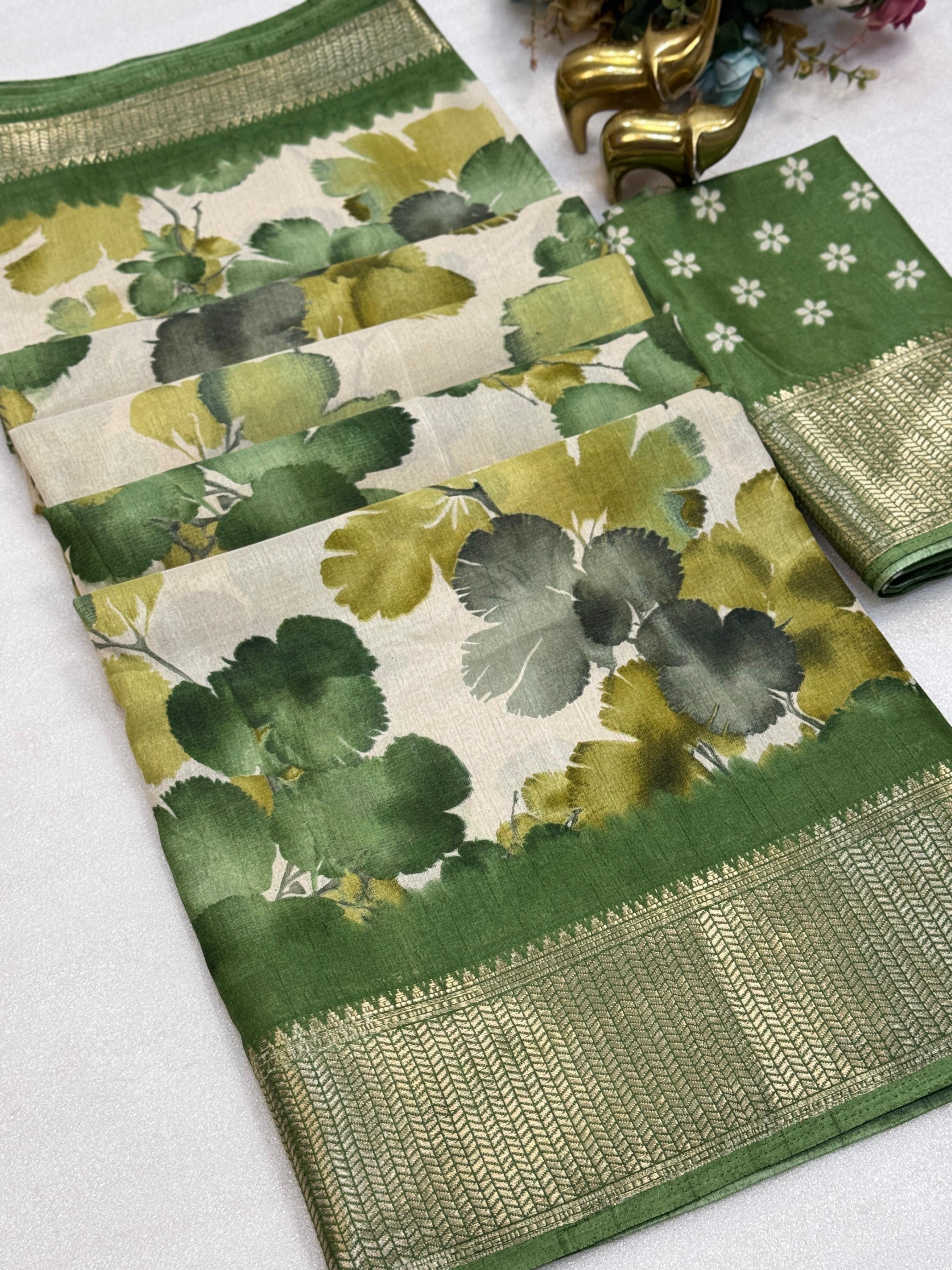 DOLA SILK FLORAL SAREE