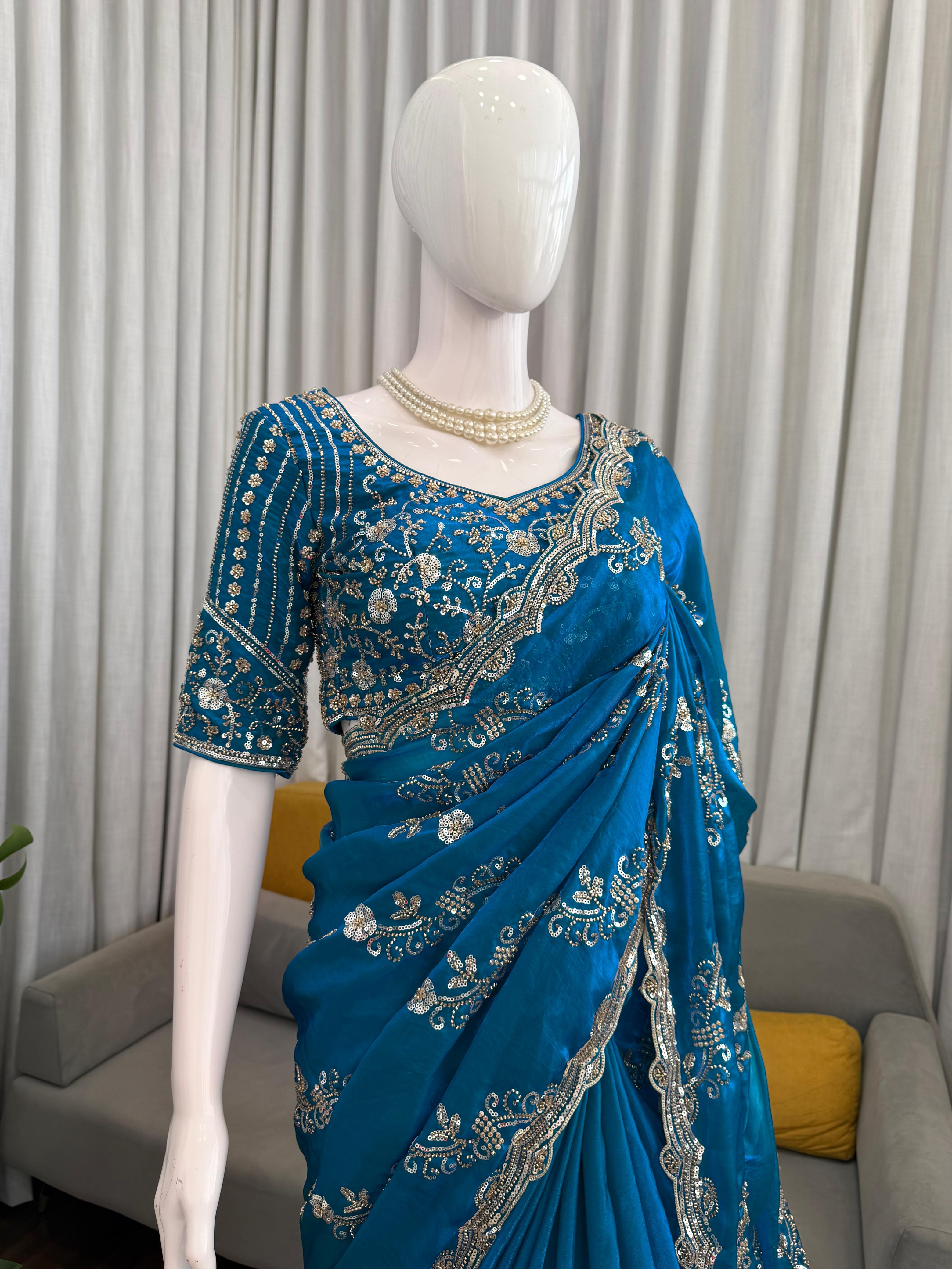 Wedding Perfect  Saree with Beds Elegance Redefined