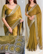 Star Fish Fendy Jacquard Saree
