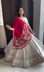 Vichitra Silk Festival Lehenga Choli