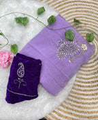 Pure soft nd elegant Shimmer silk saree