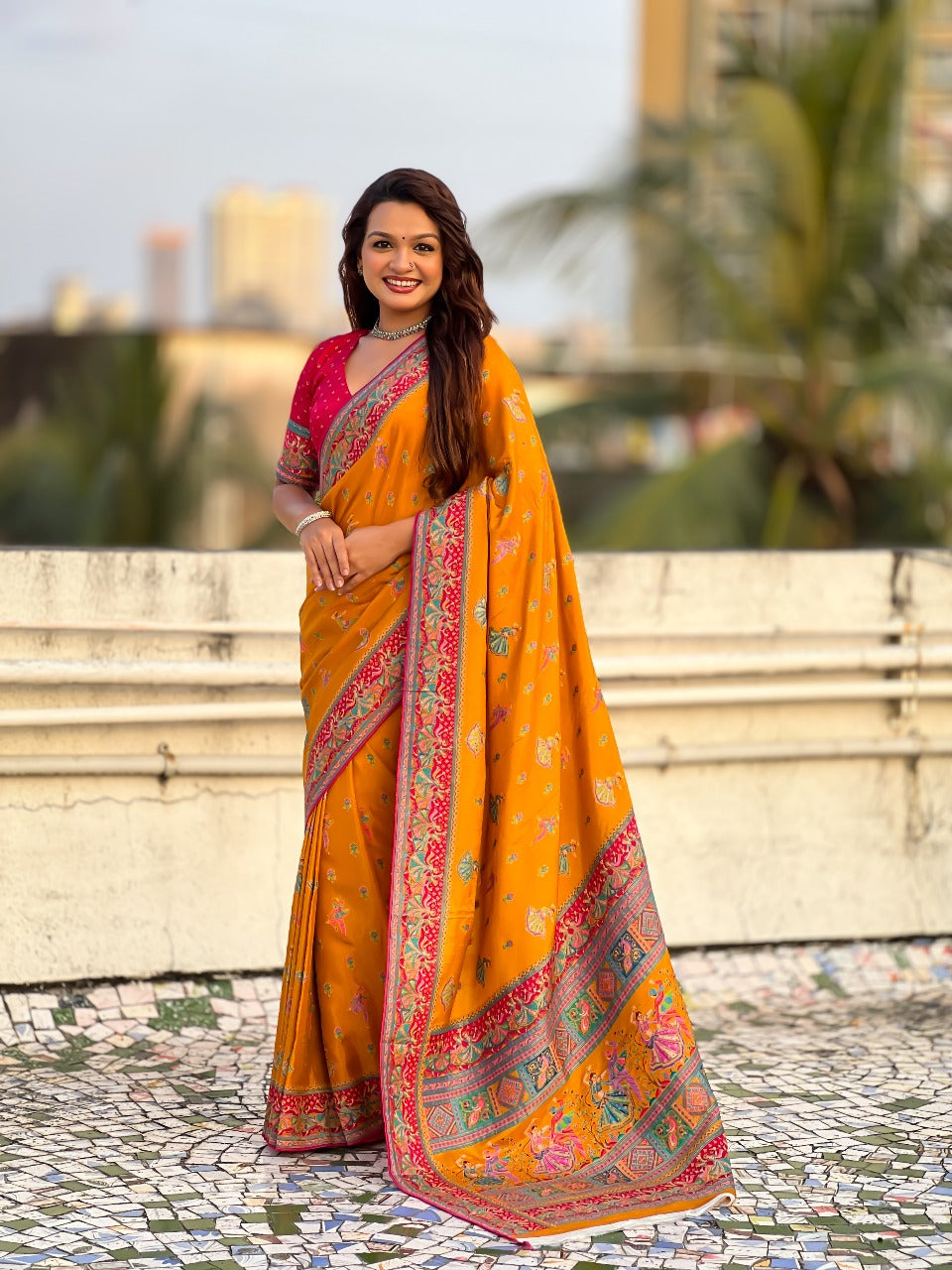 PREMIUM PURE VISCOSE SILK SAREE