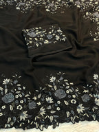 Pure Georgette Saree