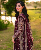Party Wear Look Top-Plazzo