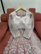 Soft Net Wedding Wardrobe Saree