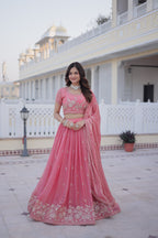 WEDDING PINK LEHENGA CHOLI