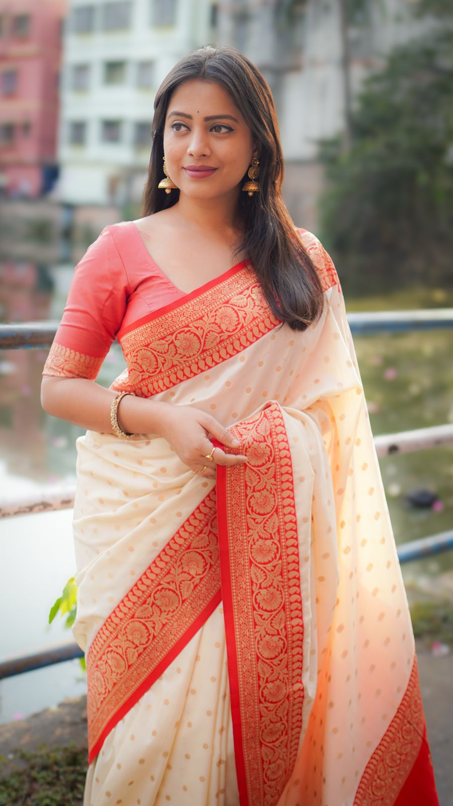 New single color edition premium soft silk saree