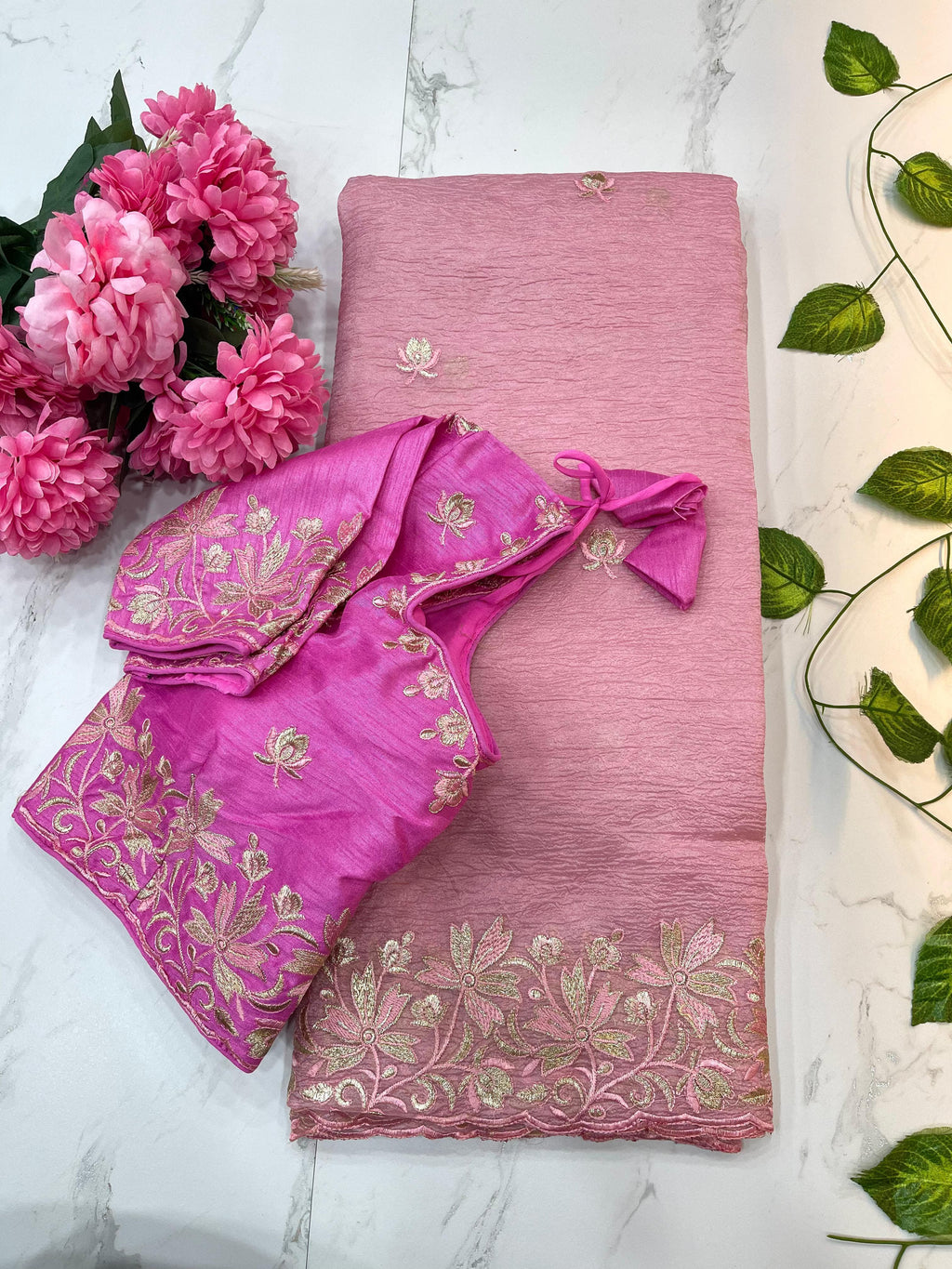 Very Soft nd elegant rich look candy crush Saree