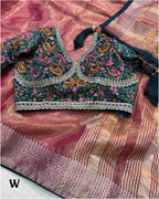 Gadhwal Fandy Silk Saree