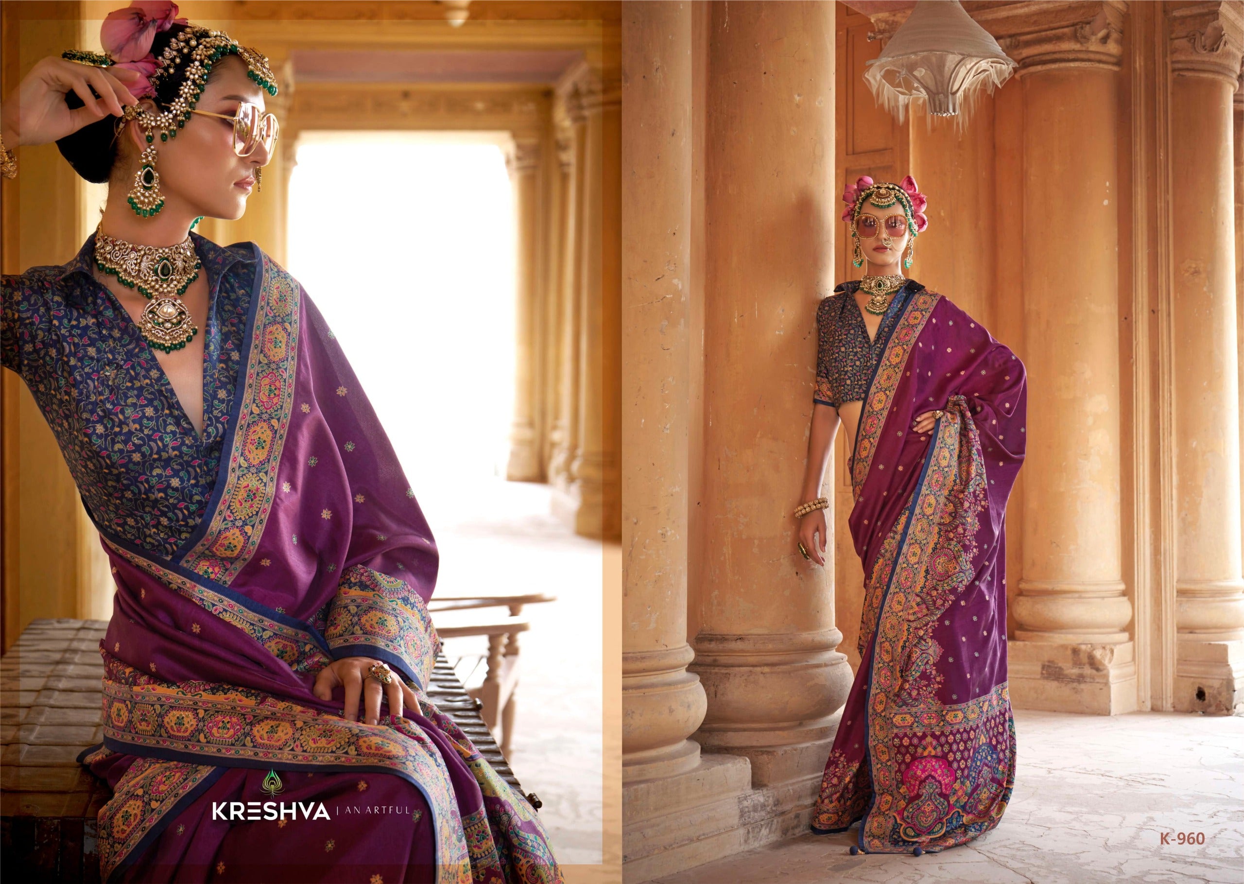 Pv Silk With Luxury Print Saree