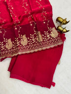 MAGIC NC TWO TONE SATIN SILK SAREE