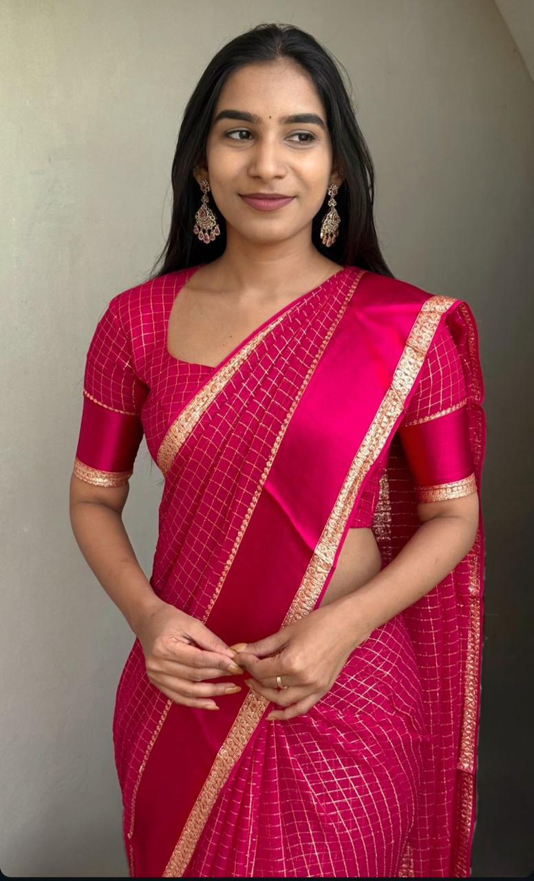 Viscose Georgget Saree