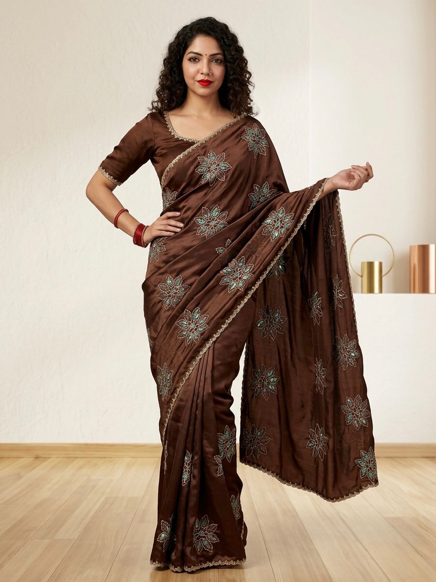HEAVY RANGOLI SILK FABRIC SAREE