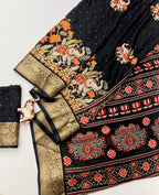 BANARAS GORGETTE SAREE