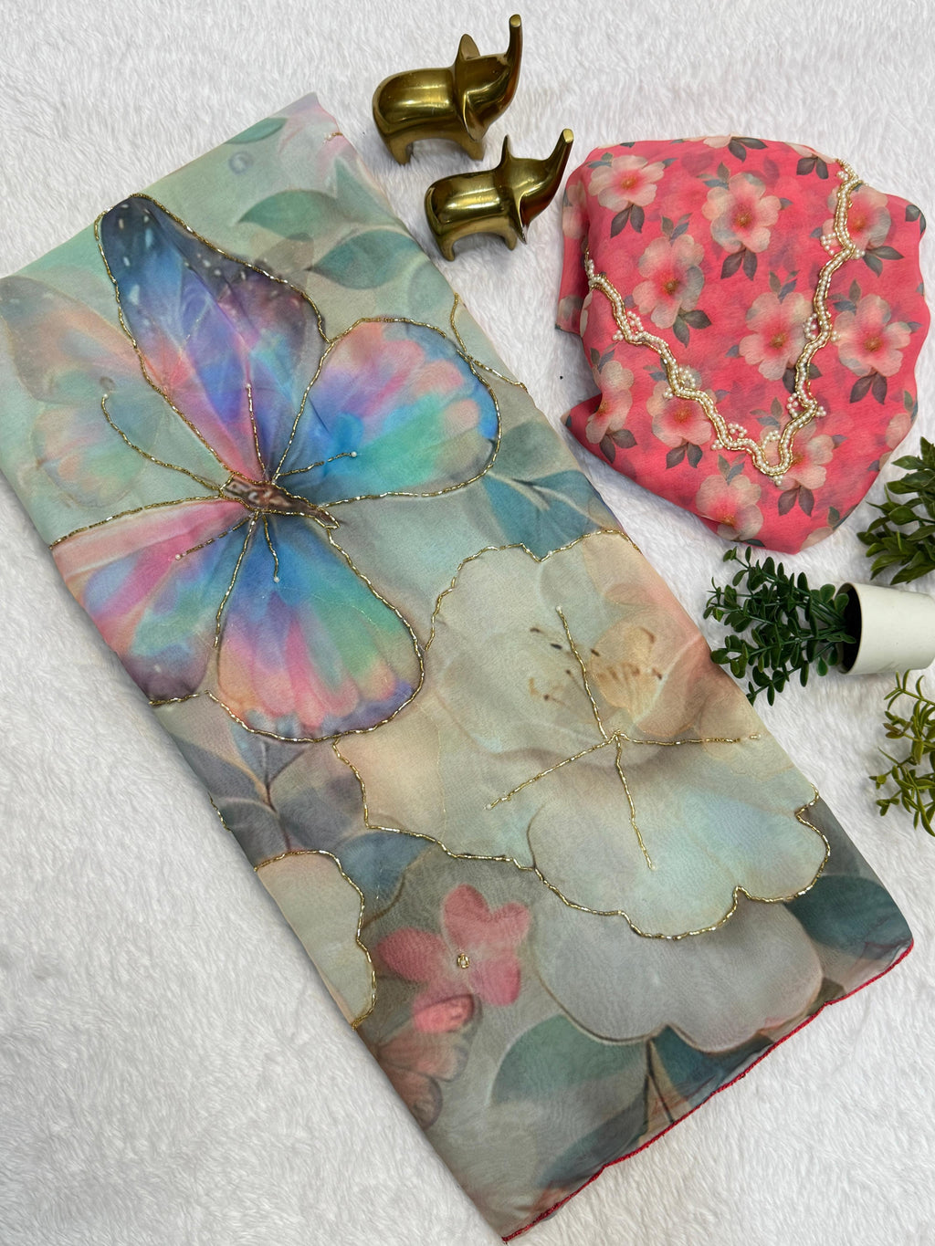 Soft Chiffon Digital Print Saree