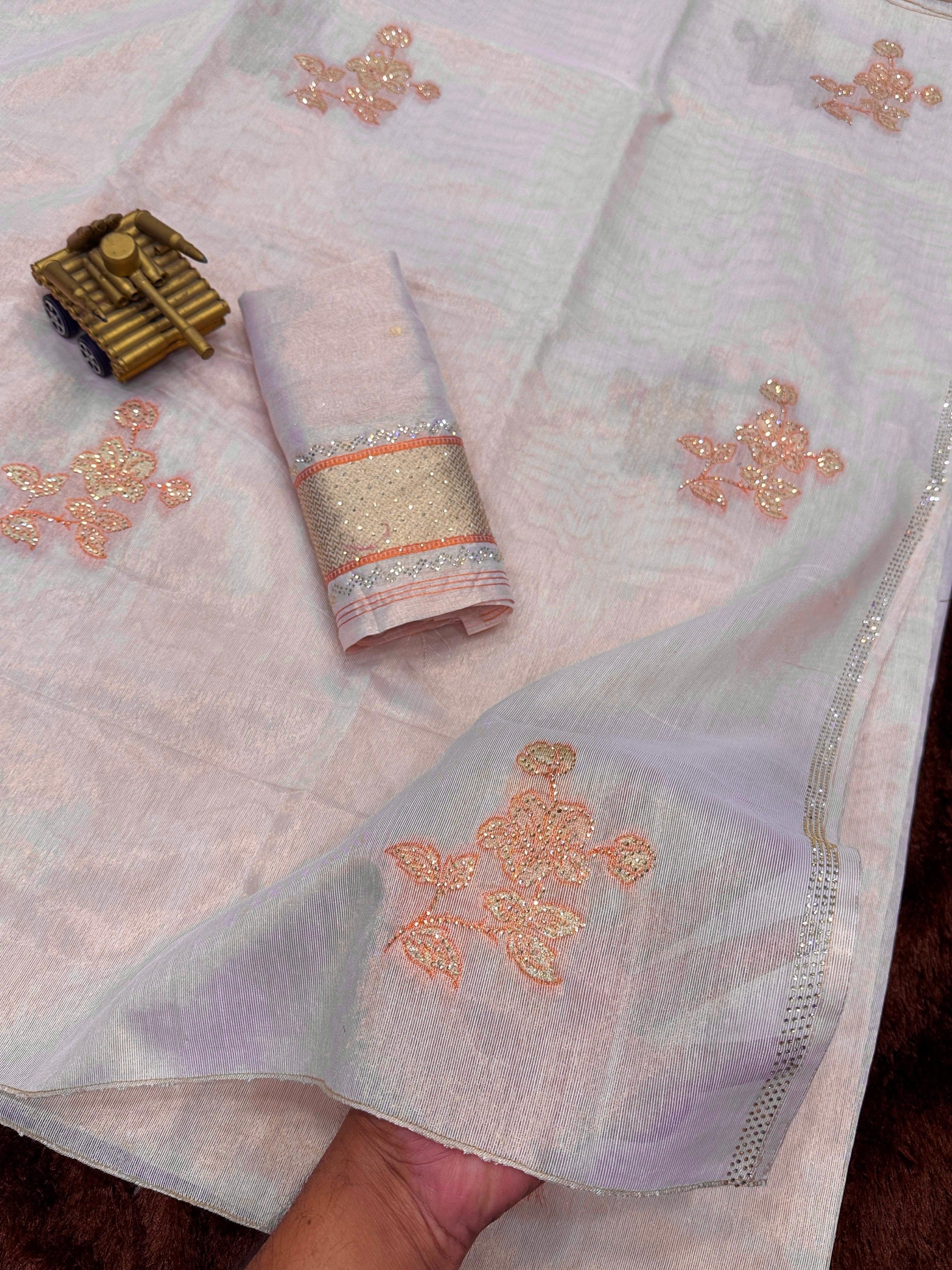 TASPA ORGANZA SILK SAREE