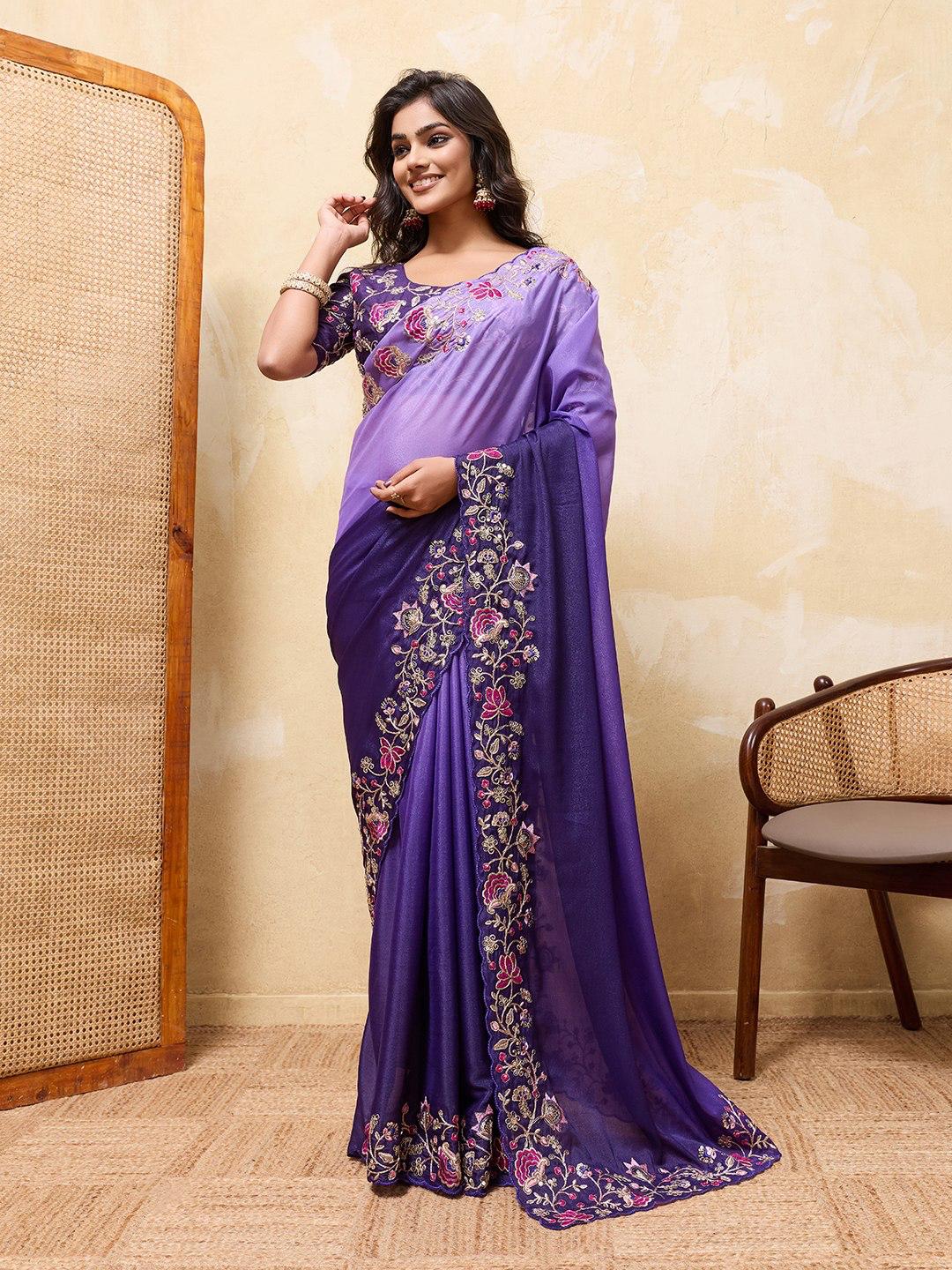 Soft Star Georgette Saree